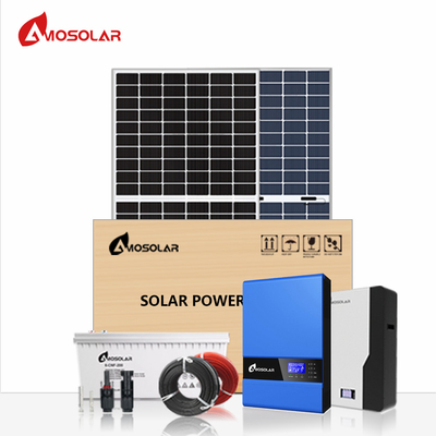 OEM υποστηριζόμενο Amosolar 5kw 48v Off Grid Ηλιακό Σύστημα με Wifi και Mppt φορτιστή 13KG