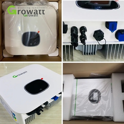 375/350/160mm Growatt 5kw 8kw 10kw μετατροπέας με OLED LCD οθόνη 3 φάσεων MOD 10KTL3-X Ongrid υβριδικός μετατροπέας