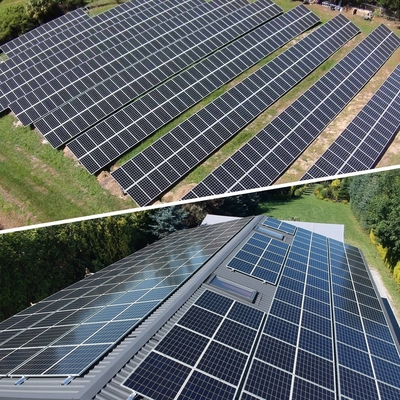 Αμοσολάρ PERC Μονό BIPV Ηλιακό Πανέλαιο Μονό 550 W φωτοβολταϊκές μονάδες για ηλιακό σύστημα