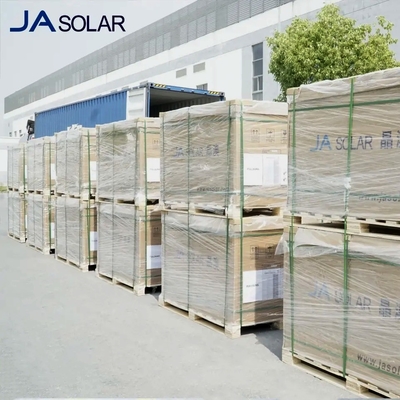 Ηλιακό πάνελ JA 460 Watt 550W 540W Ηλιακή φωτοβολταϊκή μονάδα με 166mmx166mm μέγεθος κυψελών Bifacial