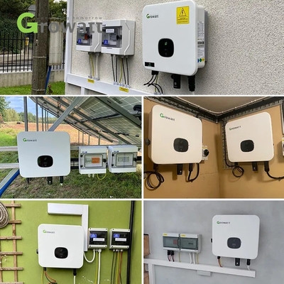 Growatt 5kw 6kw Μία Φάση 220V On Grid Tie Ηλιακός Μετατροπέας για Οικιακό Σύστημα