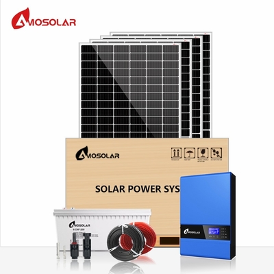 5000w Off grid Ηλιακό σύστημα 5kw 5000watt Ηλιακό σύστημα ενέργειας με μονό ηλιακό πάνελ