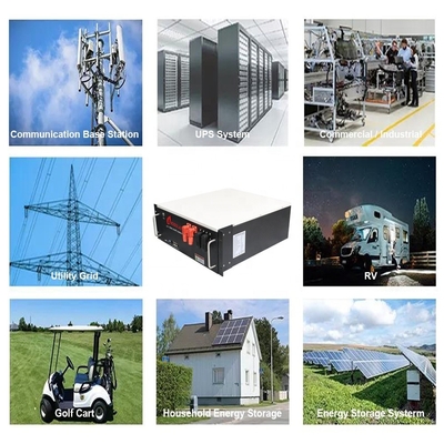 5Kwh 10Kwh 100Ah 200Ah 48v 51.2v μπαταρία ιόντων λιθίου για συστήματα αποθήκευσης ηλιακής ενέργειας