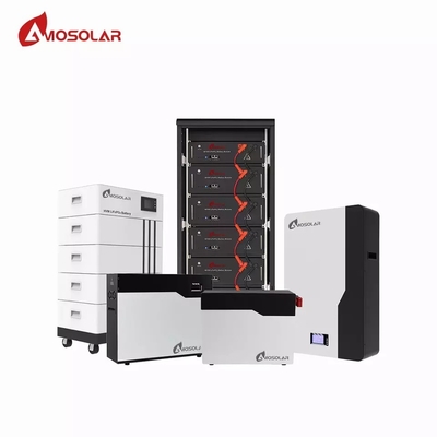 Ηλιακή μπαταρία Amosolar 48V 100Ah LifePO4 Hv Λιθιοϊοντική μπαταρία με μακρά διάρκεια κύκλου ζωής