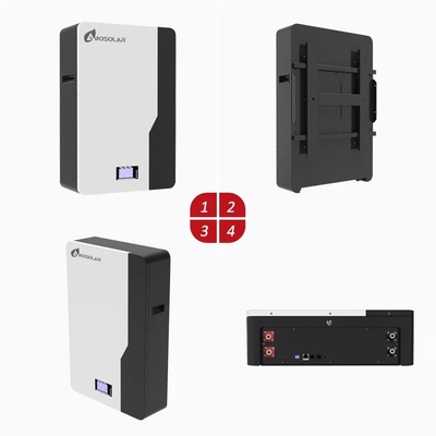 Ηλιακή μπαταρία Amosolar 48V 100Ah LifePO4 Hv Λιθιοϊοντική μπαταρία με μακρά διάρκεια κύκλου ζωής
