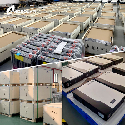 48v 51.2v 100ah 200ah 5Kwh 10Kwh Λίθιο μπαταρία σιδήρου για οικιακό Amosolar βαθύ κύκλο