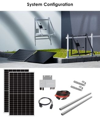 Ελεγκτής MPPT Amosolar 1000W 600W 800W Ηλιακή μονάδα για το σπίτι στο δίκτυο μπαλκόνι Ηλιακό σύστημα φωτοβολταϊκού