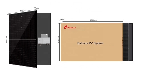 Ελεγκτής MPPT Amosolar 1000W 600W 800W Ηλιακή μονάδα για το σπίτι στο δίκτυο μπαλκόνι Ηλιακό σύστημα φωτοβολταϊκού