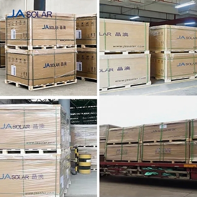 166mmx166mm 144κύτταρα JAM72S20 400w 420w 450w 500w 550w 600w 670w Μαύρο N τύπου 0BB Ηλιακοί συλλέκτες για το σπίτι