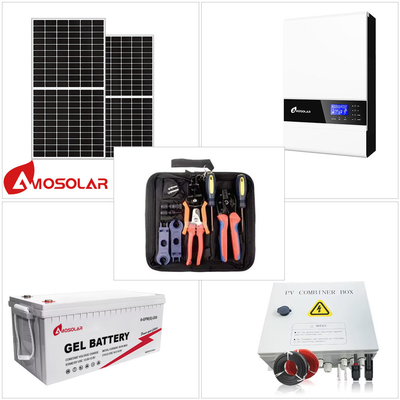 Όλα σε ένα σύστημα ηλιακής ενέργειας 1,5 kW με μονοκρυσταλλικά πάνελ πυριτίου