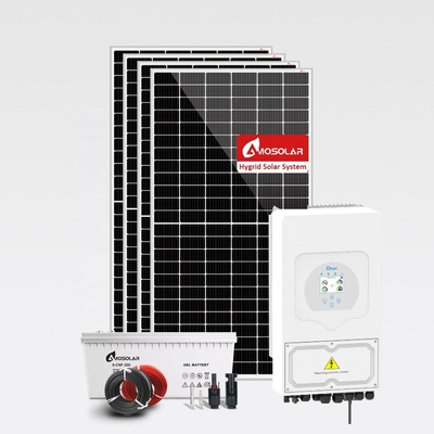 MPPT ελεγκτής Amosolar 5kw 10kw Υβριδικό ηλιακό σύστημα με επαναφορτιζόμενη μπαταρία