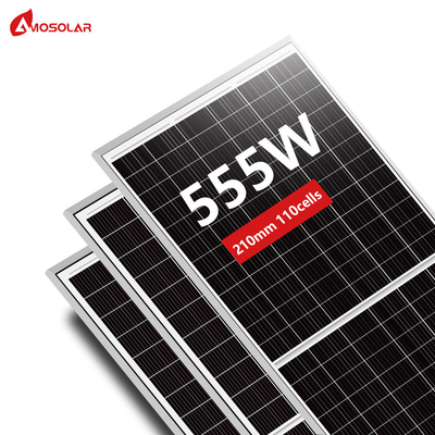 HJT 110cell 535w 540w 545w 550w 555w Ηλιακό πάνελ για οικιακή ηλεκτρική ενέργεια