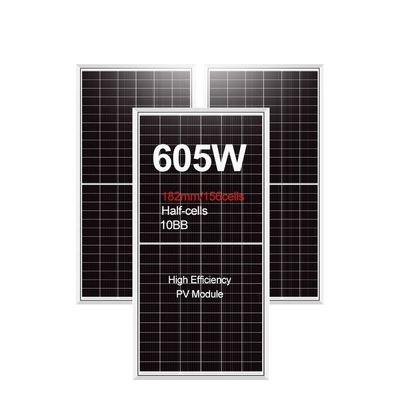 Αμοσολαρικά ηλιακά πάνελ PERC Α 590 Watt 595 Watt 600 Watt για παραγγελίες OEM