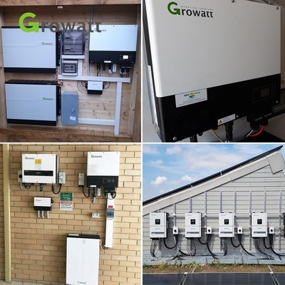 Growatt 3kw 5w 6kw 8kw 10kw 48v Υβριδικός Ηλιακός Μετατροπέας 5kva 8kva Με Τριπλό Τύπο Εξόδου MPPT