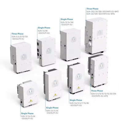 Deye 24v 48v 5kw 6kw 8kw 10kw Sun-5k-sg03lp1-eu και Sun-8k-sg01lp1-eu Υβριδικός μετατροπέας για το σπίτι