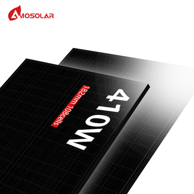 Amosolar Mono Full Black Solar 380W 400w 410w 420w Φωτοβολταϊκό Πίνακα με Πιστοποίηση CE TUV