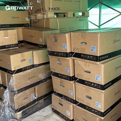 Ηλιακά πάνελ Growatt και υβριδικός ηλιακός μετατροπέας 800w 2400w 3000w για το ηλιακό σύστημα στο δίκτυο