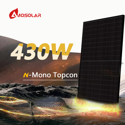 300mm / 300mm μήκος καλωδίου Full Black Mono N τύπου Topcon ηλιακά πάνελ 565w 580w με 144