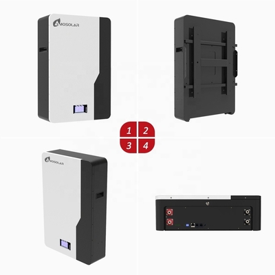 Αμοσόλαρα 48V/51.2V 100ah 200ah 5kwh 10kwh 2.5kwh Ηλιακή μπαταρία ιόντων λιθίου