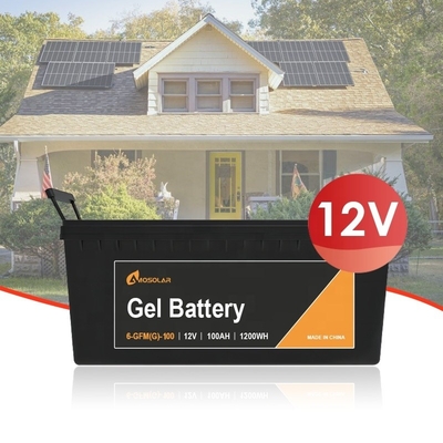 OEM/ODM Αποδεκτό Καλύτερη μπαταρία ζελέ 12V 48v 50Ah 100Ah 150Ah 200Ah 250Ah για ηλιακό σύστημα
