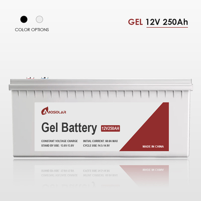 Αμοσολική μπαταρία τζελ 12V 24V 50Ah 100Ah 150Ah 200Ah 250Ah για ηλιακό σύστημα αποθήκευσης