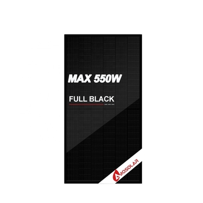 182mm 144 Κύτταρα 525W 535W 545W Amosolar All Black Ηλιακό Πίνακα Ηλιακό Μοντέλο για την Ευρώπη