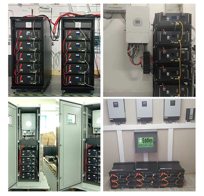 Ηλεκτρική ενέργεια 10 Wh 6000 βαθύ κύκλους 12V 24V 48V 51.2V 10kwh Lifepo4 μπαταρίες