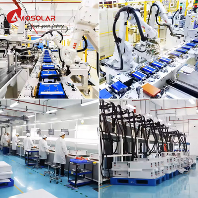 Η μπαταρία Λιθίου Lifepo4 Amosolar 48v 51.2v 100ah 200ah Φωτοβολταϊκό σύστημα εκτός δικτύου