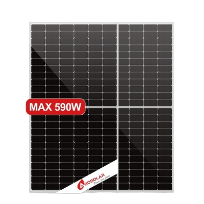 Ηλιακό πάνελ μονοκρυσταλλικού τύπου 570W 580W 590W N-τύπου 182mm με μισό κύτταρο