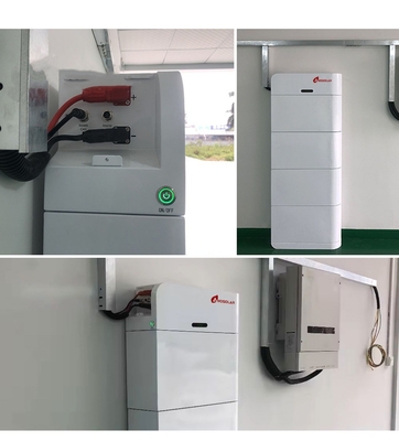 Βερτικάλια μπαταρία λιθίου υψηλής τάσης 15kwh για ηλιακές εφαρμογές από την Amosolar