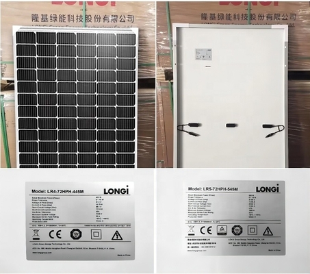 Ηλιακοί συλλέκτες με μισές κυψέλες 550w 590w 600w 710w 580w για την οροφή