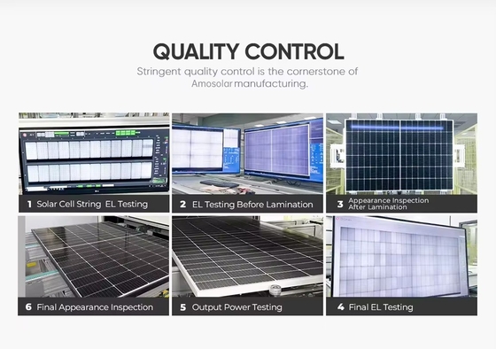 LONGi Hi-Mo 7 Ηλιακές μονάδες ενέργειας Bifacial 565w 570w 575w 585w 590 watts για έργα
