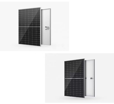 Μονό διπρόσωπο τύπου N μισό 700w 630w 610w 585w 620w 580w 550w Ηλιακό πάνελ για πλήρες σύστημα