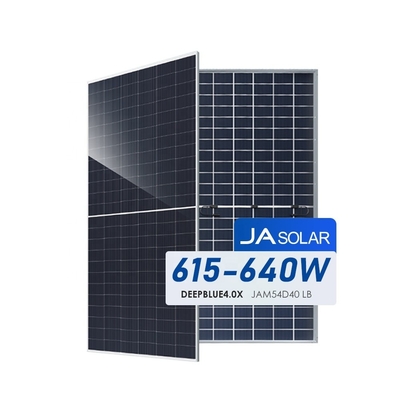 CE TUV IEC Πιστοποιημένο Full Black Bifacial 620W N-Type Μονοκρυσταλλικό Ηλιακό Πίνακα JA