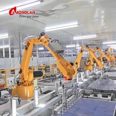Αμοσόλαρ Fashion 182mm 144cellss 565w 570w 575w 580w 585w 590w PV Panel έτοιμο για αποστολή