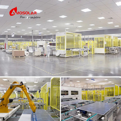 Amosolar Half Cut 182mm Cell 565w 570w 575w 580w 585w 590w Φωτοβολταϊκό πάνελ για ηλιακό σύστημα