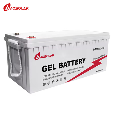 Το ποσοστό εκφόρτισης 1c 12V/24V/36V/48V μπαταρία ζελέ για αποθήκευση ηλιακής ενέργειας από την Amosolar