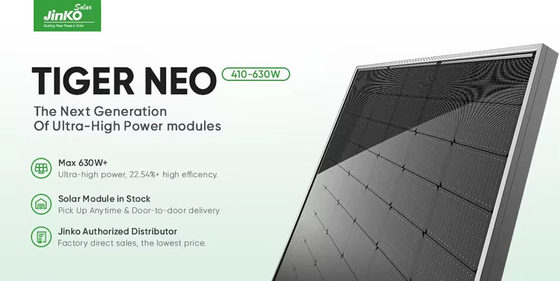 Jinko 550W 700W 630W 610W 585WW 620W 580W 500W διπρόσωπο ηλιακό πάνελ για πλήρες σύστημα