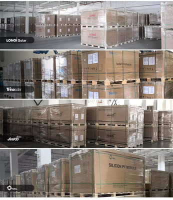 N-Type 550w 700w 630w 610w 585ww 620w 580w 500w Διπρόσωπος ηλιακός πίνακας για πλήρες σύστημα Jinko