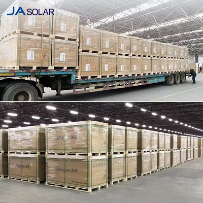 JA 455W 450W 445W 440W Ηλιακοί συλλέκτες Tier-1 με 30 και 3,2 mm αντιανακλαστικό γυαλί