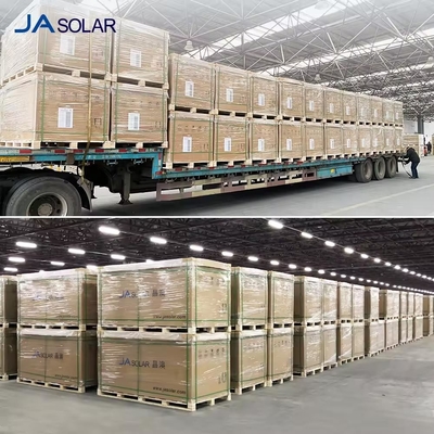 JA Solar 430W 440W 445W 455W Μονούλες φωτοβολταϊκών δύο όψεων Προηγμένη τεχνολογία ηλιακής ενέργειας