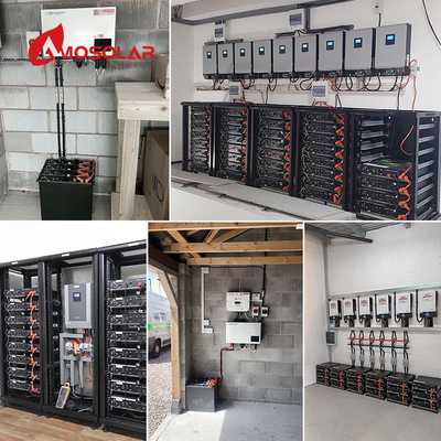 100Ah 200Ah βαθύ κύκλο 5KW 10KW 48V 51.2V Server Rack Mount Home Ηλιακή μπαταρία αποθήκευσης