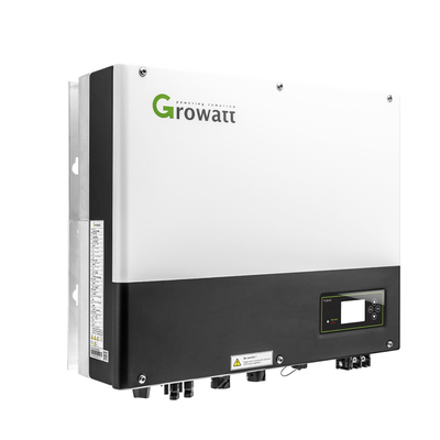 Χρηματοδοτούμενος Growatt 5.5KW υβριδικός μετατροπέας με WIFI MPPT ελεγκτή και μπαταρία λιθίου