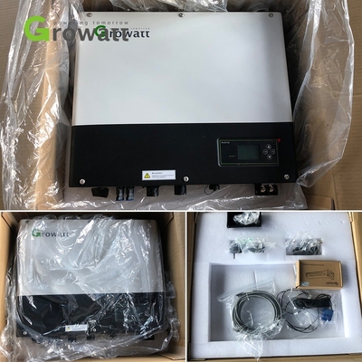 Χρηματοδοτούμενος Growatt 5.5KW υβριδικός μετατροπέας με WIFI MPPT ελεγκτή και μπαταρία λιθίου