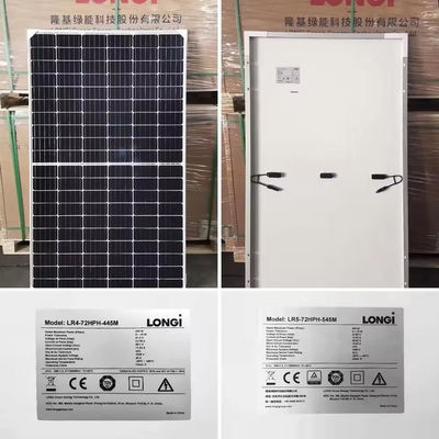 Λονγκί 580W 585W 590W Ηλιακό Πίνακα Φορητό Σύστημα Ενέργειας με Ηλιακό Πίνακα HJT Α' Βαθμού