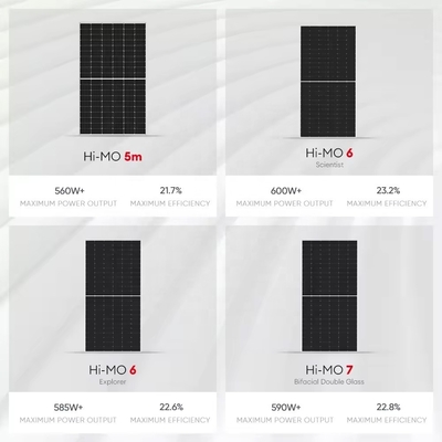Longi Hi-MO6 435w 440w 445w Μονοπρόσωπες φωτοβολταϊκές μονάδες 182mmx182mm για οικιακό φωτοβολταϊκό ηλιακό σύστημα
