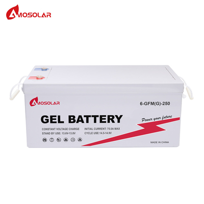 330*173*212mm Deep Cycle Gel Ηλιακή μπαταρία 12V 100AH 200AH 250AH για Αμοσολική Ενέργεια