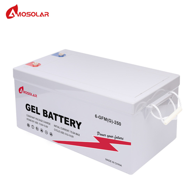 Amosolar 12V 100Amp 250Ah βαθύ κύκλο ενέργειας επαναφορτιζόμενες μπαταρίες για ηλιακή μπαταρία ζελέ