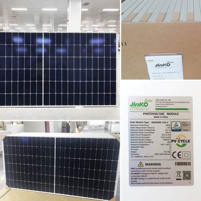 Jinko 182MM N Τύπος 580W 595W 570W Μονό Μισό Κόψιμο ΦΒ Πίνακες με IP68 Διοικητικό Κεφάλαιο