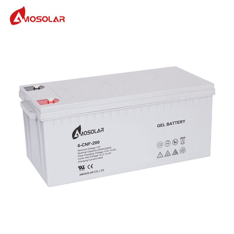 GEL Ηλιακή μπαταρία 12v 24v 200ah 100ah 50ah 200ah Βαθύ κύκλο για αποθήκευση ηλιακής ενέργειας